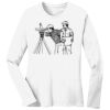 1-DAY RUSH NO MINIMUM Ladies Long Sleeve Crew Neck T-Shirt Thumbnail