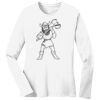 1-DAY RUSH NO MINIMUM Ladies Long Sleeve Crew Neck T-Shirt Thumbnail