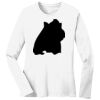 1-DAY RUSH NO MINIMUM Ladies Long Sleeve Crew Neck T-Shirt Thumbnail
