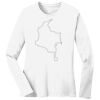 1-DAY RUSH NO MINIMUM Ladies Long Sleeve Crew Neck T-Shirt Thumbnail