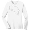 1-DAY RUSH NO MINIMUM Ladies Long Sleeve Crew Neck T-Shirt Thumbnail