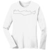 1-DAY RUSH NO MINIMUM Ladies Long Sleeve Crew Neck T-Shirt Thumbnail