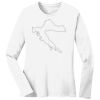 1-DAY RUSH NO MINIMUM Ladies Long Sleeve Crew Neck T-Shirt Thumbnail
