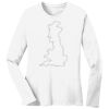 1-DAY RUSH NO MINIMUM Ladies Long Sleeve Crew Neck T-Shirt Thumbnail