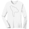 1-DAY RUSH NO MINIMUM Ladies Long Sleeve Crew Neck T-Shirt Thumbnail