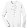 1-DAY RUSH NO MINIMUM Ladies Long Sleeve Crew Neck T-Shirt Thumbnail
