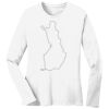 1-DAY RUSH NO MINIMUM Ladies Long Sleeve Crew Neck T-Shirt Thumbnail
