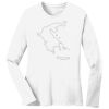 1-DAY RUSH NO MINIMUM Ladies Long Sleeve Crew Neck T-Shirt Thumbnail