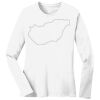 1-DAY RUSH NO MINIMUM Ladies Long Sleeve Crew Neck T-Shirt Thumbnail