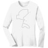1-DAY RUSH NO MINIMUM Ladies Long Sleeve Crew Neck T-Shirt Thumbnail