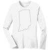 1-DAY RUSH NO MINIMUM Ladies Long Sleeve Crew Neck T-Shirt Thumbnail