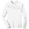 1-DAY RUSH NO MINIMUM Ladies Long Sleeve Crew Neck T-Shirt Thumbnail