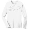 1-DAY RUSH NO MINIMUM Ladies Long Sleeve Crew Neck T-Shirt Thumbnail
