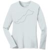 1-DAY RUSH NO MINIMUM Ladies Long Sleeve Crew Neck T-Shirt Thumbnail