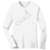 1-DAY RUSH NO MINIMUM Ladies Long Sleeve Crew Neck T-Shirt Thumbnail