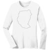 1-DAY RUSH NO MINIMUM Ladies Long Sleeve Crew Neck T-Shirt Thumbnail