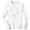 1-DAY RUSH NO MINIMUM Ladies Long Sleeve Crew Neck T-Shirt Thumbnail