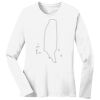 1-DAY RUSH NO MINIMUM Ladies Long Sleeve Crew Neck T-Shirt Thumbnail