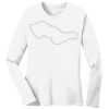 1-DAY RUSH NO MINIMUM Ladies Long Sleeve Crew Neck T-Shirt Thumbnail