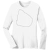 1-DAY RUSH NO MINIMUM Ladies Long Sleeve Crew Neck T-Shirt Thumbnail