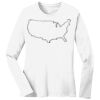 1-DAY RUSH NO MINIMUM Ladies Long Sleeve Crew Neck T-Shirt Thumbnail
