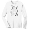 1-DAY RUSH NO MINIMUM Ladies Long Sleeve Crew Neck T-Shirt Thumbnail