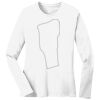 1-DAY RUSH NO MINIMUM Ladies Long Sleeve Crew Neck T-Shirt Thumbnail