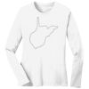 1-DAY RUSH NO MINIMUM Ladies Long Sleeve Crew Neck T-Shirt Thumbnail