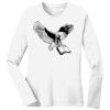 1-DAY RUSH NO MINIMUM Ladies Long Sleeve Crew Neck T-Shirt Thumbnail