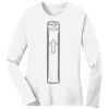 1-DAY RUSH NO MINIMUM Ladies Long Sleeve Crew Neck T-Shirt Thumbnail