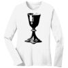 1-DAY RUSH NO MINIMUM Ladies Long Sleeve Crew Neck T-Shirt Thumbnail