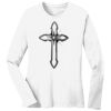 1-DAY RUSH NO MINIMUM Ladies Long Sleeve Crew Neck T-Shirt Thumbnail