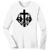 1-DAY RUSH NO MINIMUM Ladies Long Sleeve Crew Neck T-Shirt Thumbnail