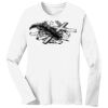 1-DAY RUSH NO MINIMUM Ladies Long Sleeve Crew Neck T-Shirt Thumbnail