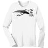 1-DAY RUSH NO MINIMUM Ladies Long Sleeve Crew Neck T-Shirt Thumbnail