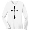 1-DAY RUSH NO MINIMUM Ladies Long Sleeve Crew Neck T-Shirt Thumbnail