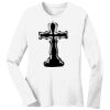 1-DAY RUSH NO MINIMUM Ladies Long Sleeve Crew Neck T-Shirt Thumbnail