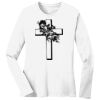 1-DAY RUSH NO MINIMUM Ladies Long Sleeve Crew Neck T-Shirt Thumbnail