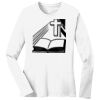 1-DAY RUSH NO MINIMUM Ladies Long Sleeve Crew Neck T-Shirt Thumbnail