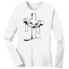 1-DAY RUSH NO MINIMUM Ladies Long Sleeve Crew Neck T-Shirt Thumbnail