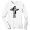 1-DAY RUSH NO MINIMUM Ladies Long Sleeve Crew Neck T-Shirt Thumbnail