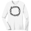 1-DAY RUSH NO MINIMUM Ladies Long Sleeve Crew Neck T-Shirt Thumbnail