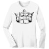 1-DAY RUSH NO MINIMUM Ladies Long Sleeve Crew Neck T-Shirt Thumbnail