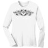 1-DAY RUSH NO MINIMUM Ladies Long Sleeve Crew Neck T-Shirt Thumbnail