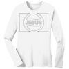 1-DAY RUSH NO MINIMUM Ladies Long Sleeve Crew Neck T-Shirt Thumbnail
