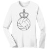 1-DAY RUSH NO MINIMUM Ladies Long Sleeve Crew Neck T-Shirt Thumbnail