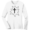 1-DAY RUSH NO MINIMUM Ladies Long Sleeve Crew Neck T-Shirt Thumbnail