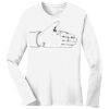 1-DAY RUSH NO MINIMUM Ladies Long Sleeve Crew Neck T-Shirt Thumbnail