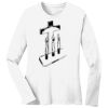 1-DAY RUSH NO MINIMUM Ladies Long Sleeve Crew Neck T-Shirt Thumbnail