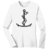 1-DAY RUSH NO MINIMUM Ladies Long Sleeve Crew Neck T-Shirt Thumbnail